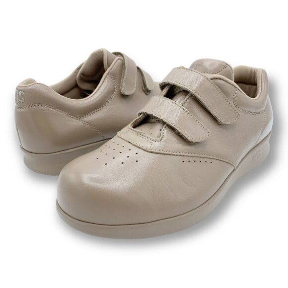 SAS Me Too Comfort Diabetic Sneakers Shoes Womens 7.5 Wide Wide Coffee - Picture 1 of 11